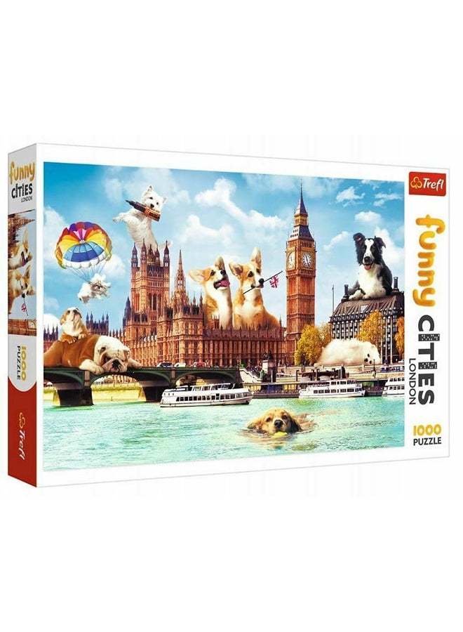 Trefl 1000-Piece Jigsaw Dogs In London Puzzle 68cm - Image 2
