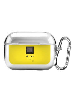Classic Series Gameboy Printed Case Cover With Carabiner For Apple AirPods Pro Clear/Yellow/Black