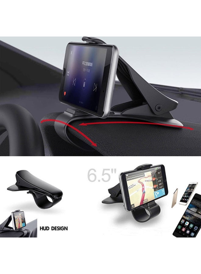 Universal Car Dashboard Mount Holder Stand Clamp Clip For Smartphone Black  - Image 1