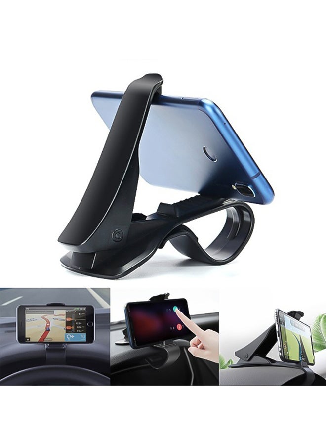 Universal Car Dashboard Mount Holder Stand Clamp Clip For Smartphone Black  - Image 2