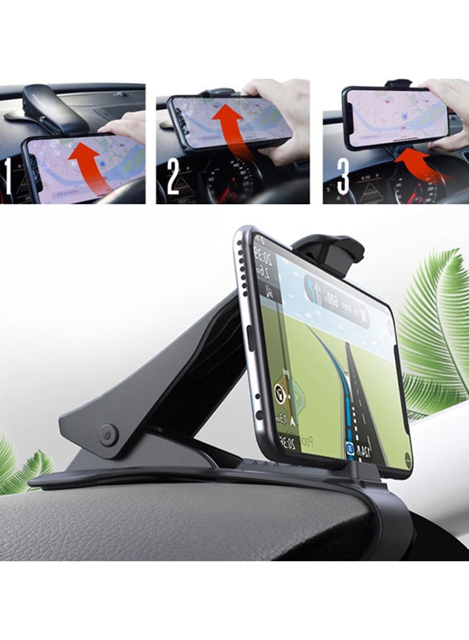 Universal Car Dashboard Mount Holder Stand Clamp Clip For Smartphone Black  - Image 5