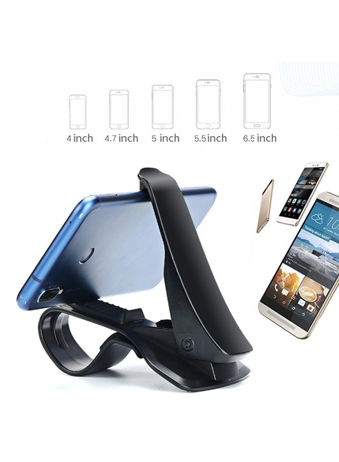 Universal Car Dashboard Mount Holder Stand Clamp Clip For Smartphone Black