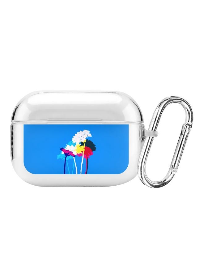 Stylizedd - Classic Series Printed Case With Carabiner For Apple Air Pods Pro Bleeding Flowers - Image 1