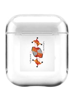 Classic Series Joker Printed Case With Carabiner For Apple AirPods Pro Generation 1/2 (2019) Clear/White/Brown