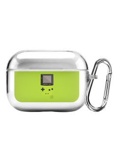 Classic Series Gameboy Color Printed Case Cover With Carabiner For Apple AirPods Pro Clear/Green/Black