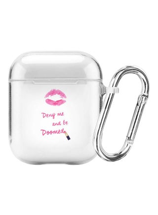 Classic Series Raining Lipsticks Printed Protective Case For Apple AirPods 1/2 Clear/Pink - v1600689632/N40573770A_1