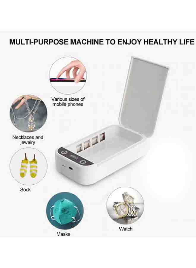 Trands UV Multifunctional Disinfectant Portable USB Sterilization Box White - Image 2