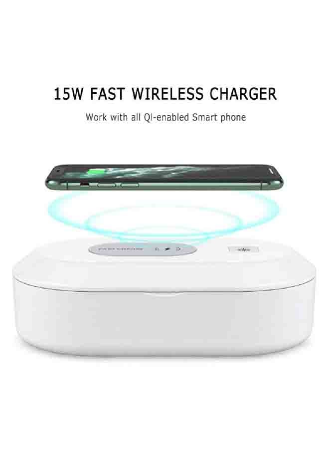 Wireless UV Light Sterilizer Box White