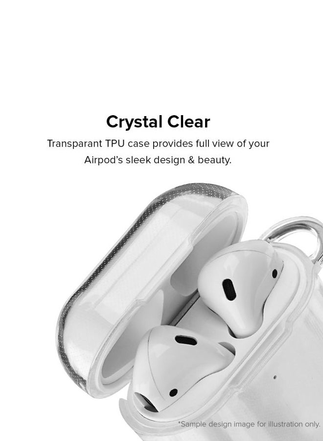 ستايلايزد غطاء حماية من سلسلة كلاسيك بطبعة عبارة "Ms. Always Right" لسماعات أبل آيربودز 2/1 شفاف/أرجواني/أسود - Image 2