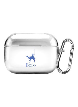 Classic Clear Series Bolo Printed Case With Carabiner For Apple AirPods Pro Clear/Blue - v1600690012/N40574148A_1
