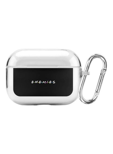 Enemies Printed Protective Case For Apple AirPods Pro Clear/Black/White