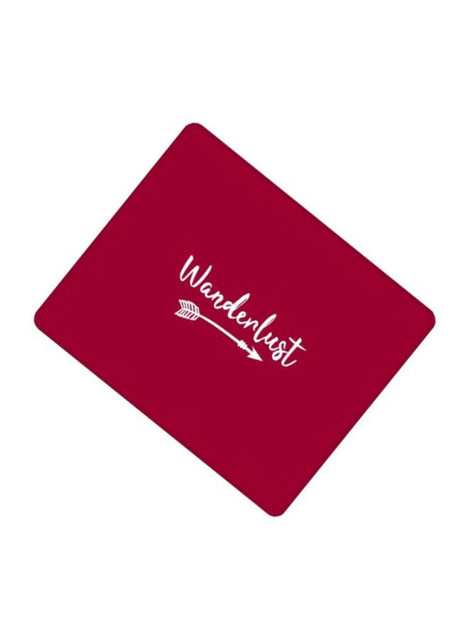 Stylizedd Wanderlust Printed Gaming Mouse Pad Red/White - Image 2