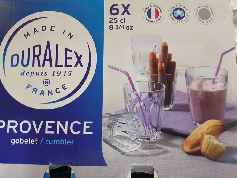 6-Piece Glass Set Clear 200ml - Image 2