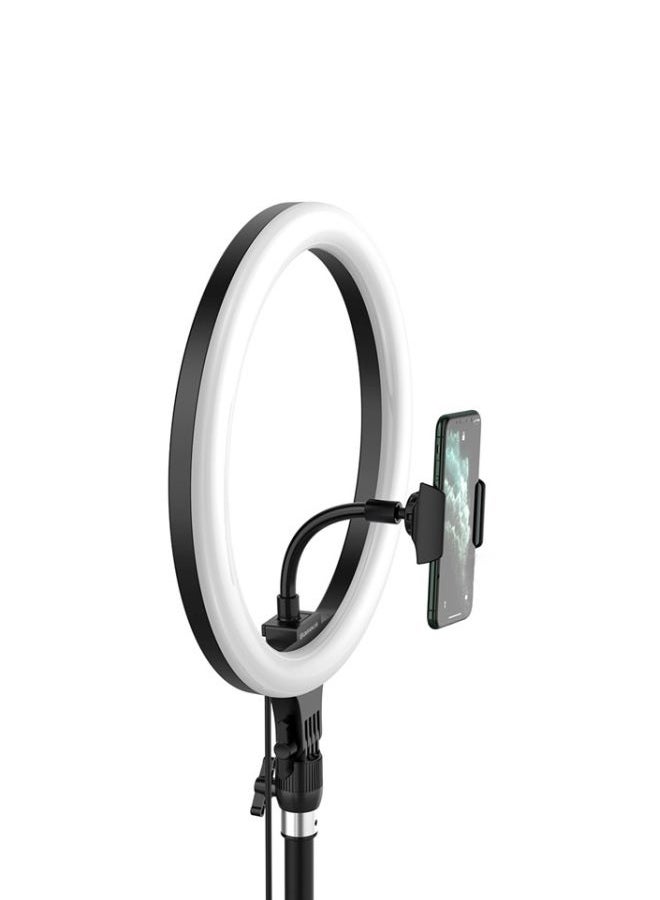 Baseus 360 Degree Rotatable LED Ring Light With Foldable Stand Black/White - Image 3