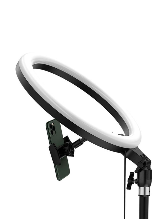 Baseus 360 Degree Rotatable LED Ring Light With Foldable Stand Black/White - Image 4