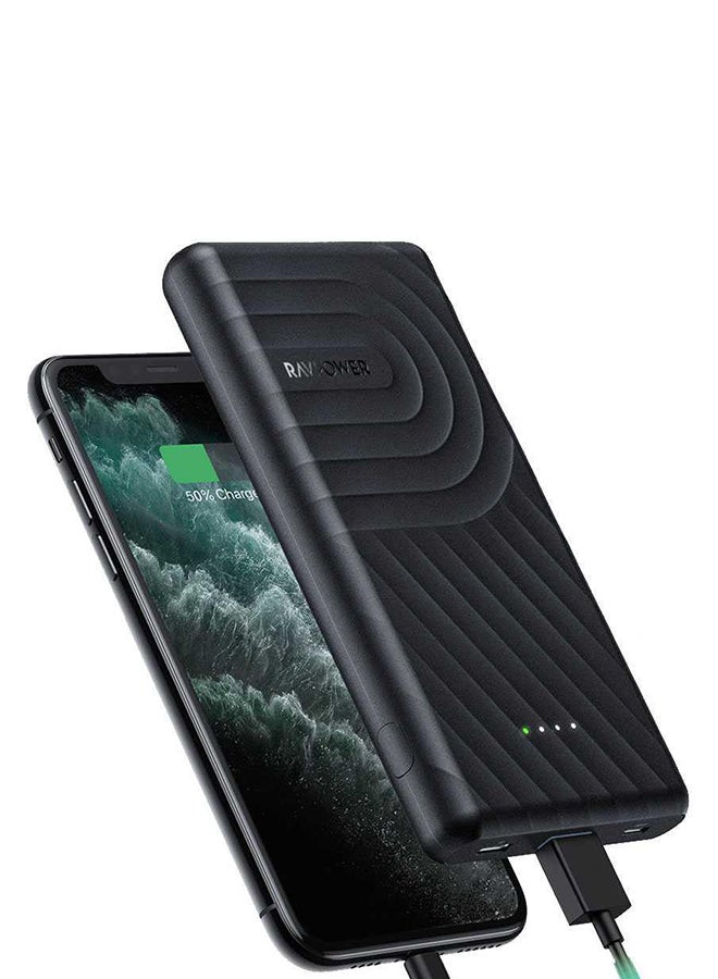 RAVPOWER 10000.0 mAh RP-PB195 10000 mAh Power Bank Black  - Image 2