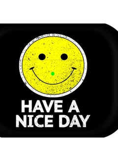 Stylizedd Have A Nice Day Printed Case Cover With Carabiner For Apple AirPods Pro Generation 1/2 (2019) Black/Yellow/White  - Image 2