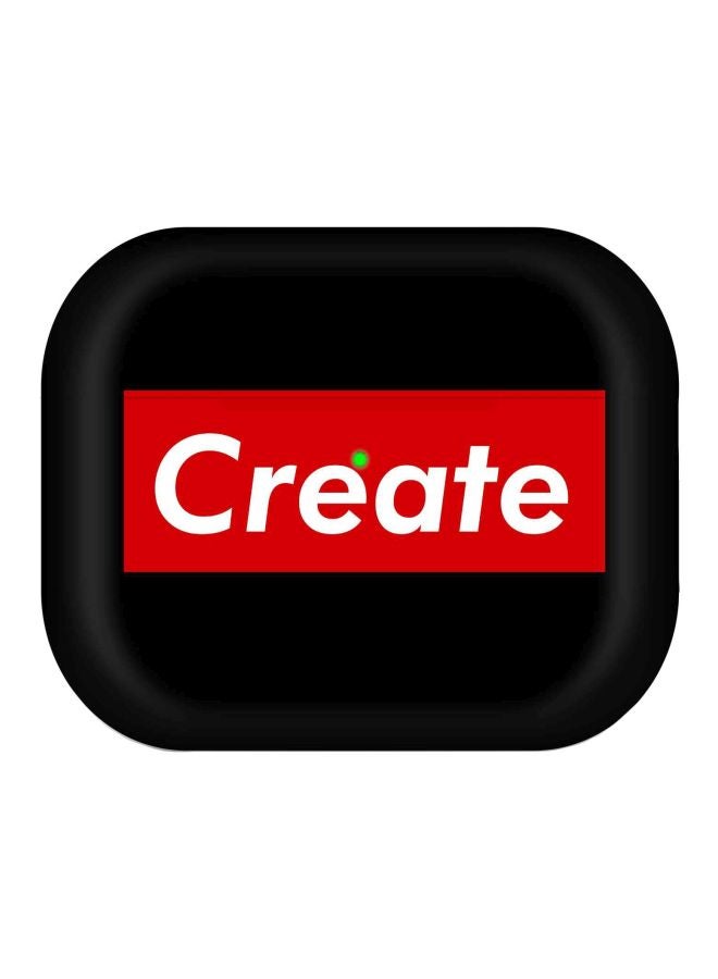 Create Printed Case Cover With Carabiner For Apple AirPods Pro 1/2 2019 Black/Red/White