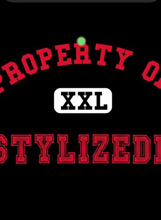 ستايلايزد غطاء حماية بطبعة "Property" لسماعة أبل آيربودز 2/1 أسود/أحمر/أبيض - Image 2