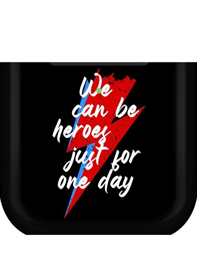 Stylizedd We Can Be Heroes Printed Case Cover For Apple AirPods 2/1 Black/Blue/Red - Image 2