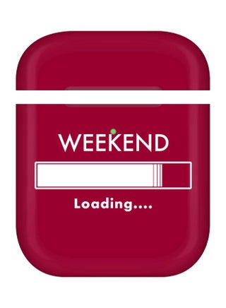 Weekend Loading Printed Case For Apple AirPods 2/1 Red/White - v1600756122/N40569218A_1