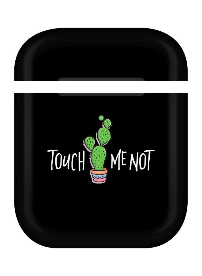 Stylizedd Touch Me Not Printed Protective Case For Apple AirPods 2/1 Black/Green/White - Image 1