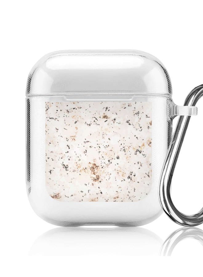 Stylizedd Classic Series Marble Stone Printed Protective Case For Apple AirPods 1/2 Clear/Beige/Grey  - Image 5
