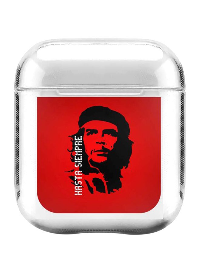 Stylizedd Classic Series Hasta Siempre Printed Case For Apple AirPods Pro Generation 1/2 2019 Clear/Red/Black - Image 1