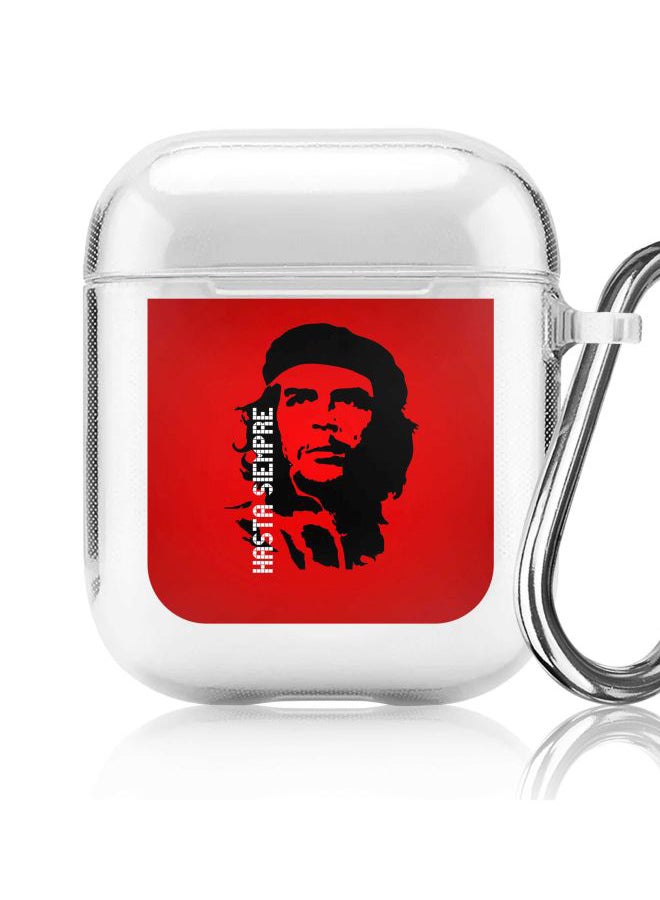 Stylizedd Classic Series Hasta Siempre Printed Case For Apple AirPods Pro Generation 1/2 2019 Clear/Red/Black - Image 5