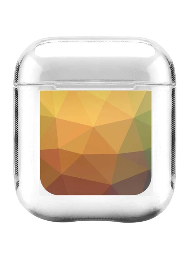 Stylizedd Classic Series Golden Nugget Printed Case For Apple AirPods 1/2 Clear/Yellow/Brown  - Image 1