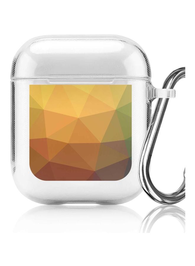 Stylizedd Classic Series Golden Nugget Printed Case For Apple AirPods 1/2 Clear/Yellow/Brown  - Image 5