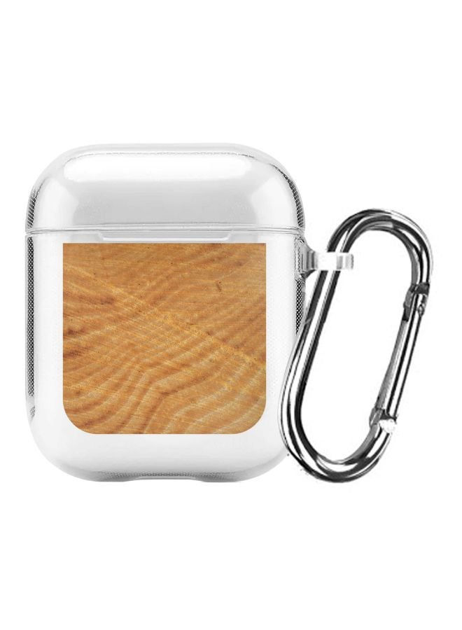Stylizedd Classic Series Age Of Tree Printed Case For Apple AirPods 1/2 Clear/Beige - Image 1