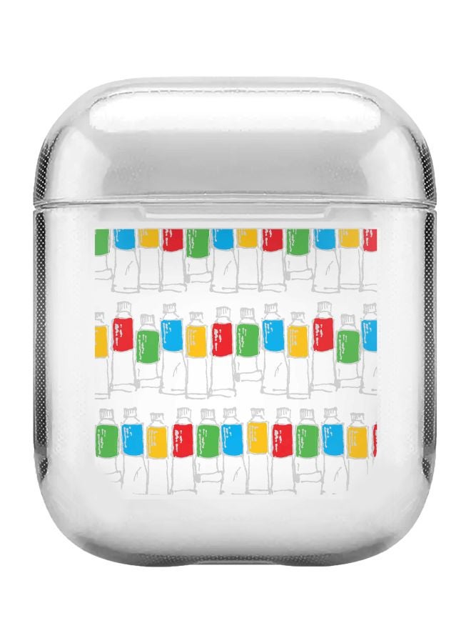 ستايلايزد غطاء واقٍ بطبعة عصارات ألوان زيتية لسماعات أبل آيربودز 1/2 متعدد الألوان - Image 1