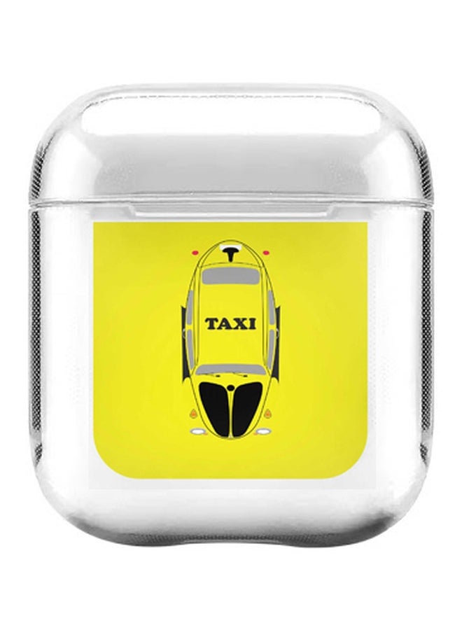 Stylizedd Taxi Printed Cover For Apple AirPods 2/1 Yellow/Black - Image 1