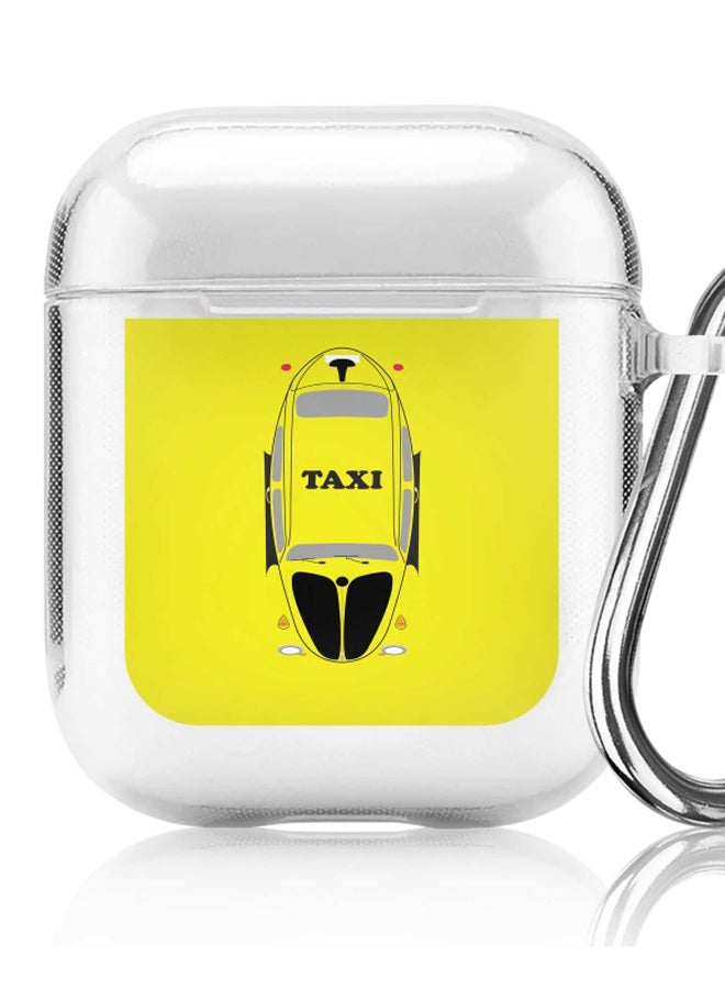 Stylizedd Taxi Printed Cover For Apple AirPods 2/1 Yellow/Black - Image 5