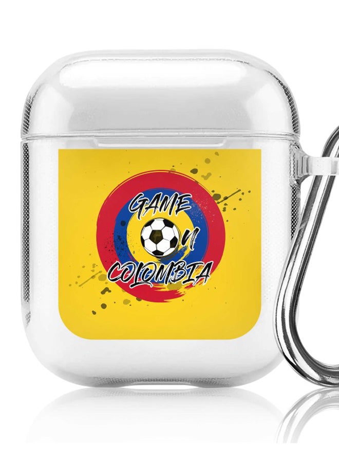 Stylizedd Game On Colombia Printed Protective Cover For Apple AirPods 2/1 Yellow/Red/Blue - Image 5
