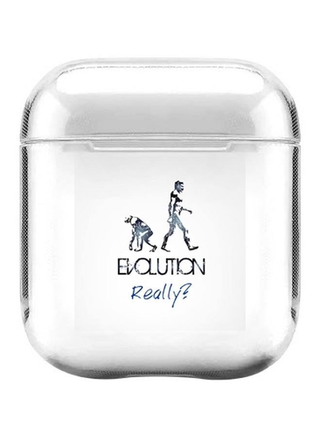 Stylizedd Evolution, Really Printed Protective Cover For Apple AirPods 2/1 Grey/Black/Blue - Image 1