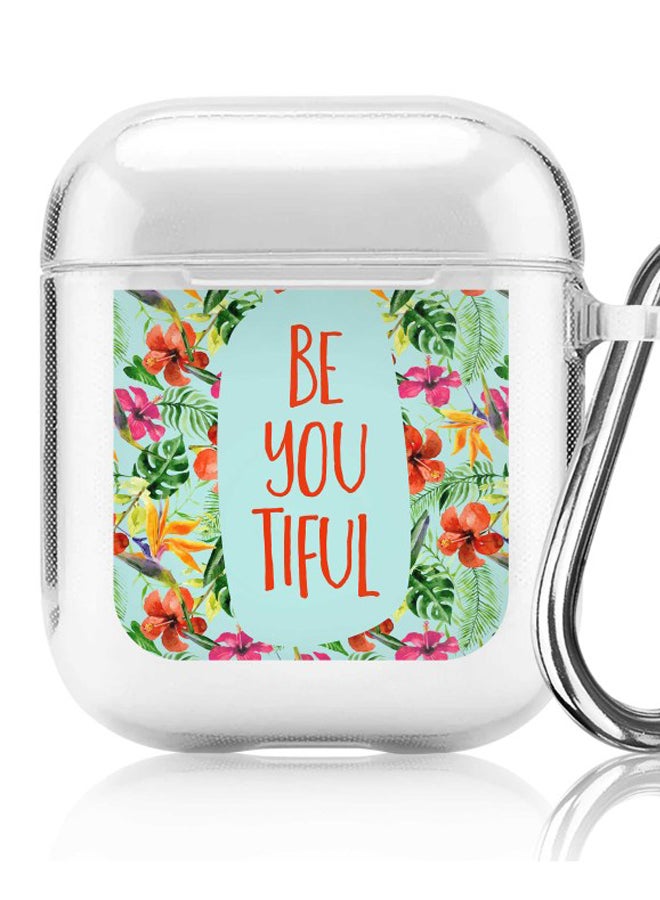 Stylizedd Be You Tiful Printed Protective Cover For Apple AirPods 2/1 Blue/Green/Red - Image 5