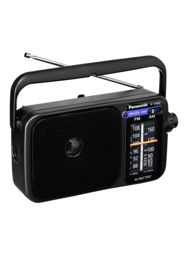 Portable FM/AM Radio With Tuner RF-2400D Black - v1600760208/N29164704A_2