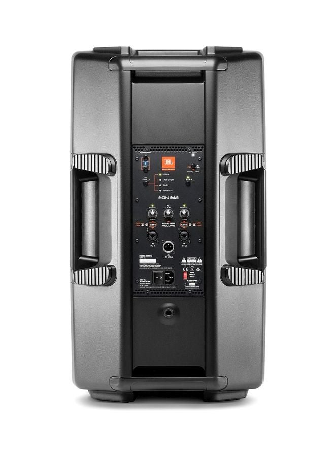 JBL - Two-Way Self-Powered Sound Reinforcement Speaker EON612 Black - Image 1