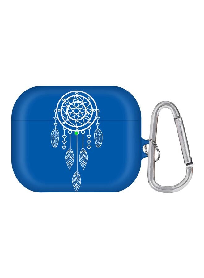 Stylizedd Dream Catcher Printed Case Cover With Carabiner For Apple AirPods Pro Blue/White/Silver - Image 1