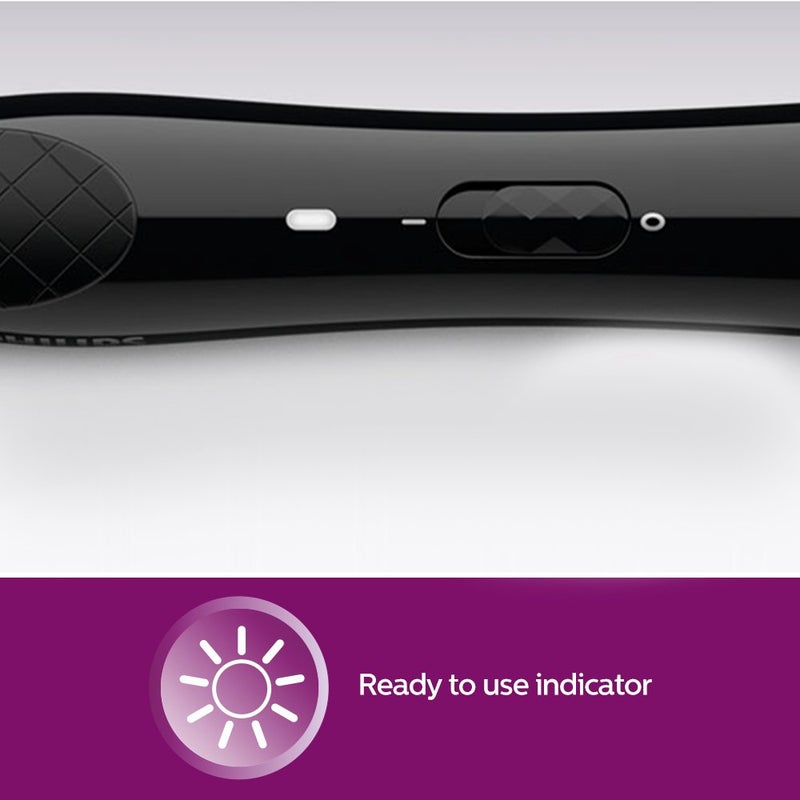 Philips - StyleCare Essential Curler BHB862/03 for Bouncy Curls, 2 Years Guarantee Black/ White - Image 1