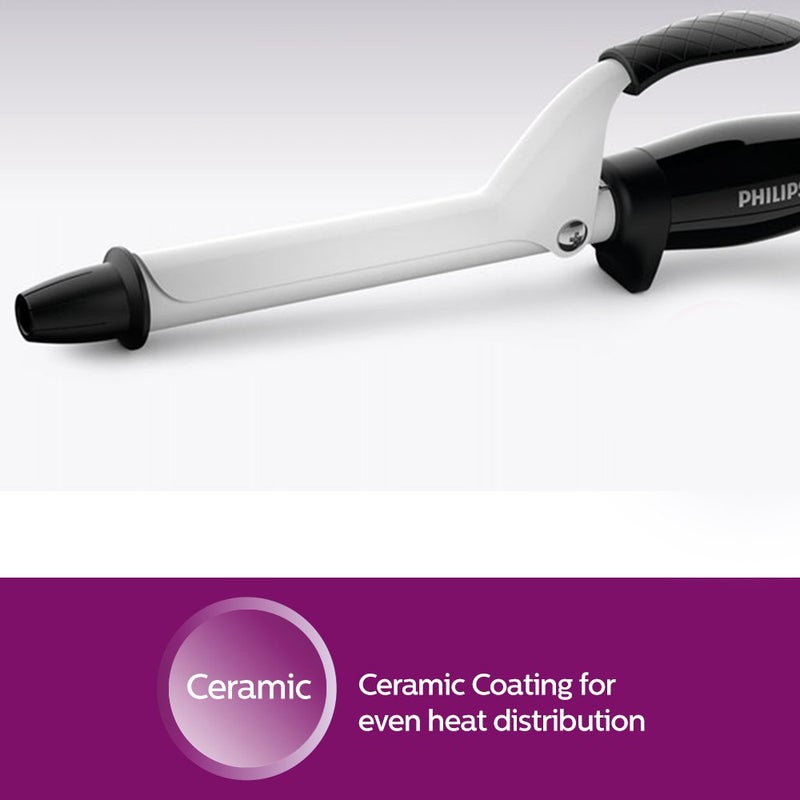 Philips - StyleCare Essential Curler BHB862/03 for Bouncy Curls, 2 Years Guarantee Black/ White - Image 1