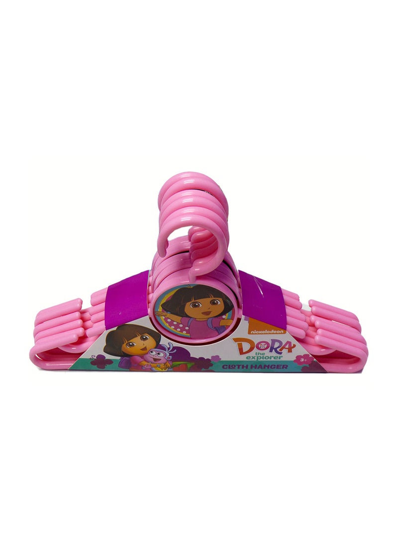 6-Piece Round Dora Cloth Hanger Set Pink 33x4x18.5cm - v1600763304/N40252713A_1