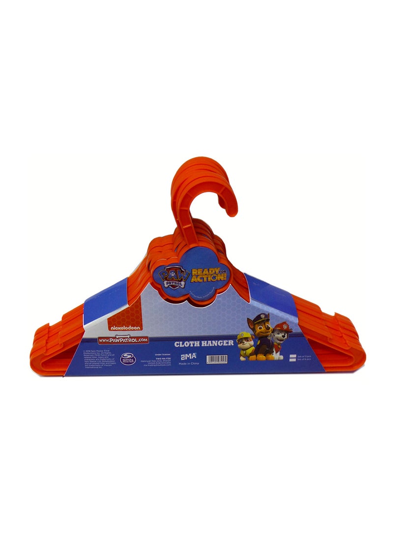 nickelodeon 6-Piece Cloud Paw Patrol Boys Cloth Hanger Set Red 33x4x18.5cm - Image 1