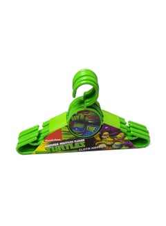 6-Piece Round Teenage Mutant Ninja Turtles Cloth Hanger Set Green 33x4x18.5cm - v1600763305/N40252715A_1