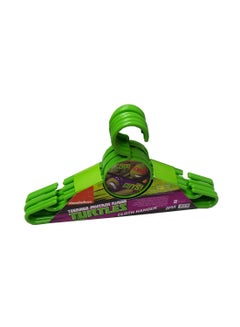 6-Piece Round Teenage Mutant Ninja Turtles Cloth Hanger Set Green 33x4x18.5cm - v1600763305/N40252715A_3