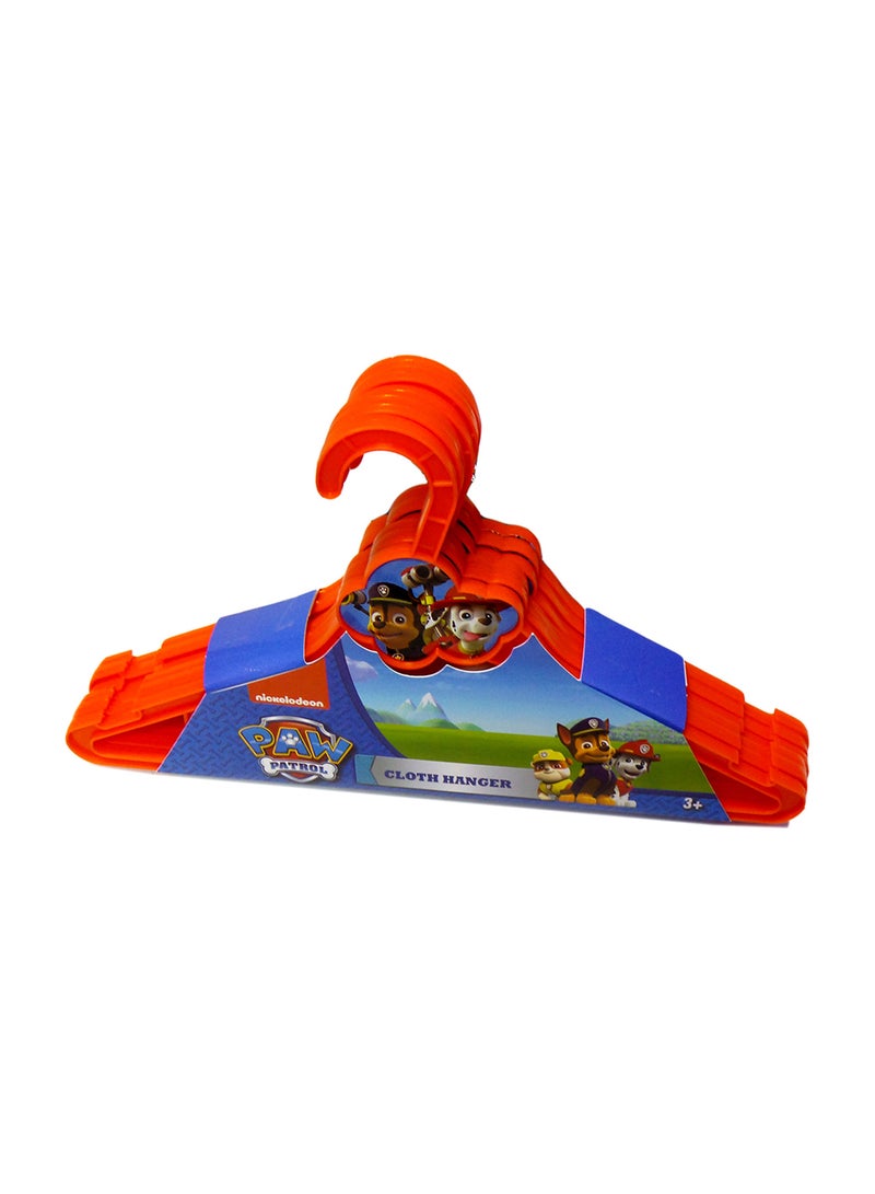 nickelodeon 6-Piece Cloud Paw Patrol Boys Cloth Hanger Set Red 33x4x18.5cm - Image 2