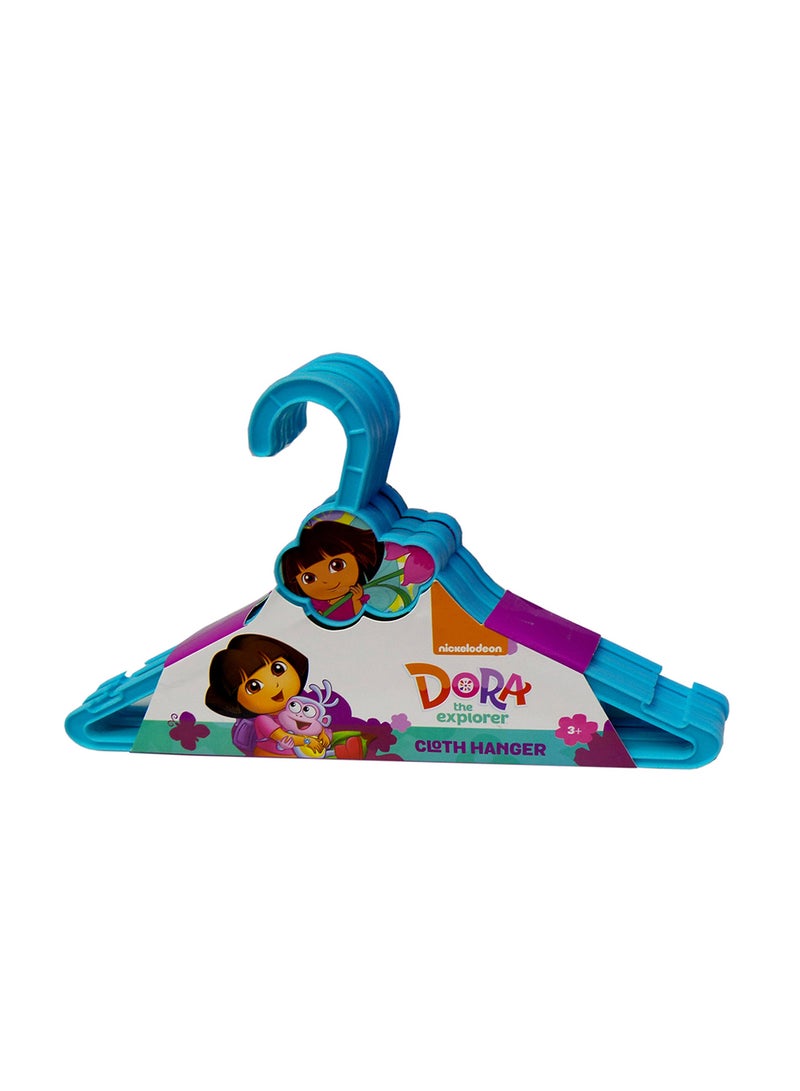 nickelodeon 6-Piece Cloud Dora Cloth Hanger Set Blue 33x4x18.5cm  - Image 3