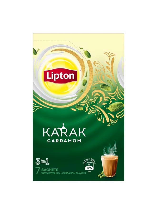 Lipton - Karak 3In1 Instant Tea Cardamom 7 sachets 20.33grams - Image 1